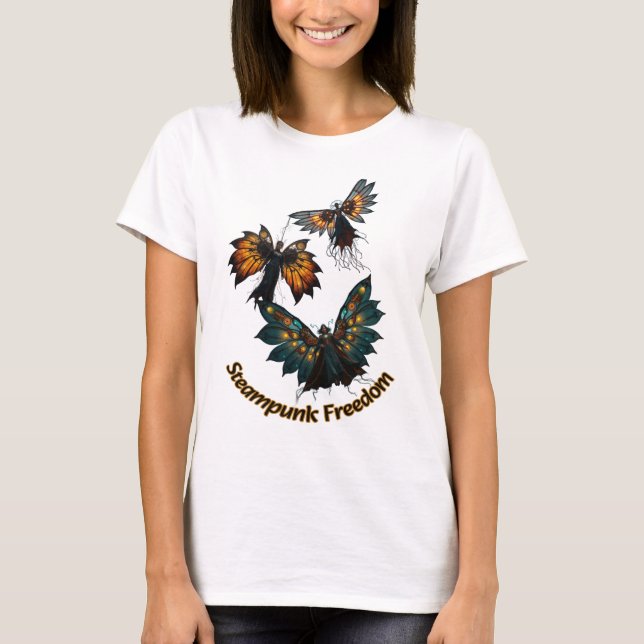 Steampunk Freedom T Shirt (Framsida)
