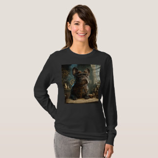 Steampunk Frenchie (Edition 1) - Basic Långärmad T Shirt