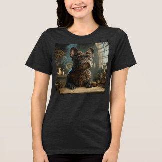 Steampunk Frenchie (Edition 1) - Dam Tri-blend T Shirt