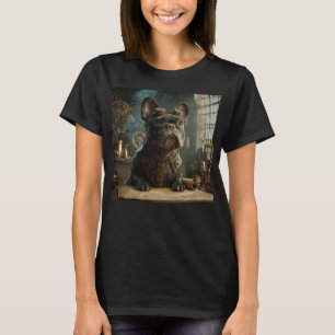 Steampunk Frenchie (Edition 1) - Kvinnors Basic T Shirt