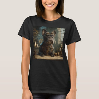Steampunk Frenchie (Edition 1) - Kvinnors Basic T Shirt