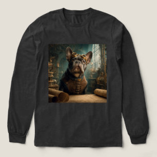Steampunk Frenchie (Edition 2) - Långärmad T Shirt