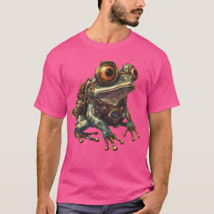 Steampunk Frog Art T Shirt
