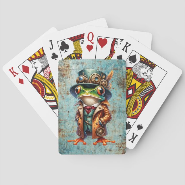 Steampunk Frog  Casinokort (Baksidan)