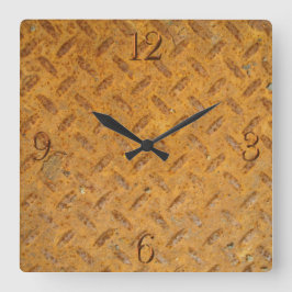 Steampunk Gammal kräftande Metall-effekt Fyrkantig Klocka