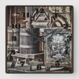 Steampunk Gammala västern med Barrels och Säker Fyrkantig Klocka