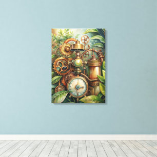 Steampunk Garden Canvas Art