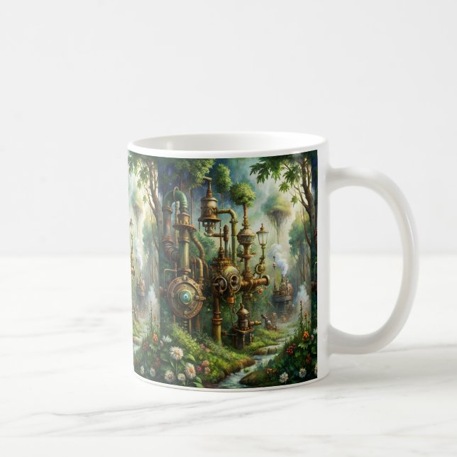 Steampunk Garden Coffee Mugg (Höger)