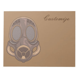 Steampunk Gas Mask Thunder_Cove Anteckningsblock