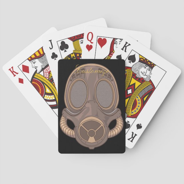 Steampunk Gas Mask Thunder_Cove Casinokort (Baksidan)