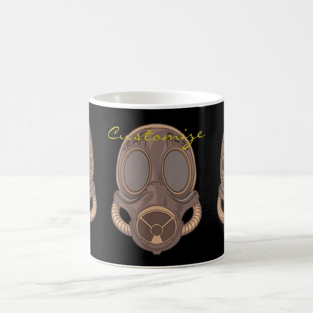 Steampunk Gas Mask Thunder_Cove Kaffemugg (Center)