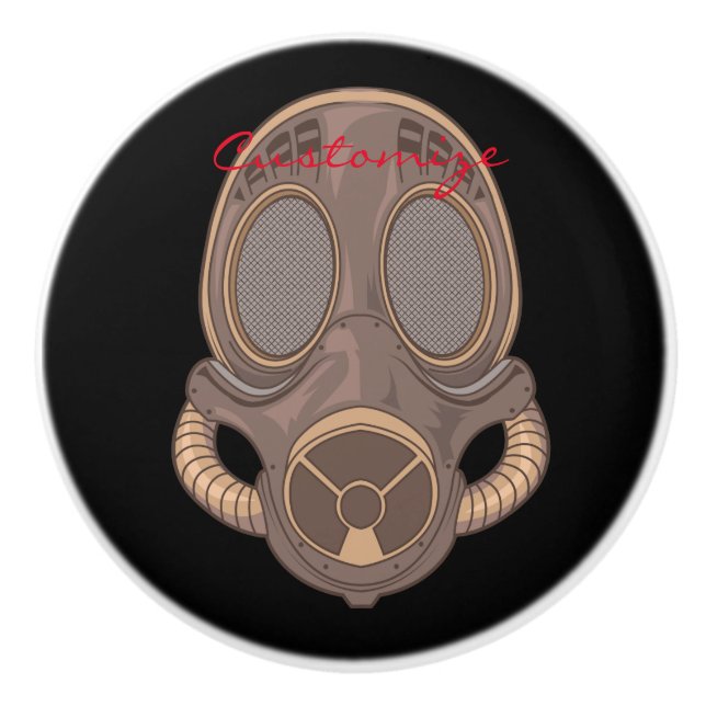 Steampunk Gas Mask Thunder_Cove Knopp (Framsidan)