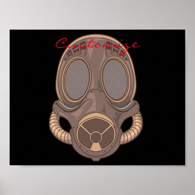 Steampunk Gas Mask Thunder_Cove Poster (Framsidan)