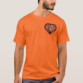Steampunk Gear Heart T Shirt