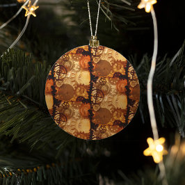 Steampunk Gears avoupage vävnadsdokument