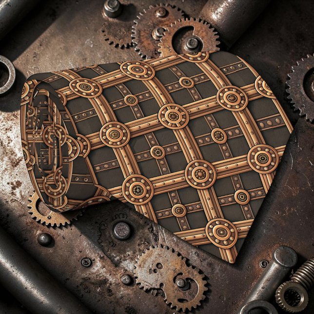 Steampunk Gears Custom Necktie Tie Slips (Skapare uppladdad)