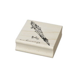 Steampunk Gears Fontän Pen Rubber Frimärke Stämpel