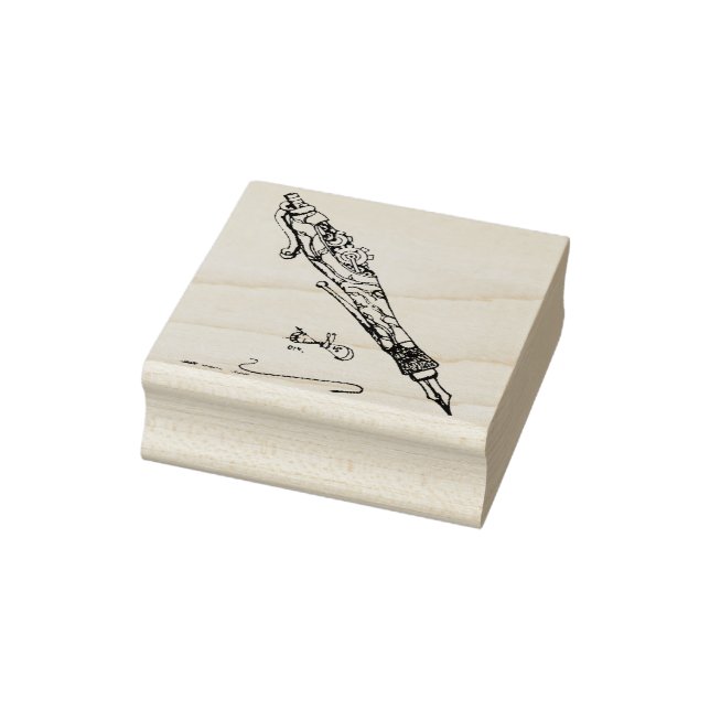 Steampunk Gears Fontän Pen Rubber Frimärke Stämpel (Stämpel)