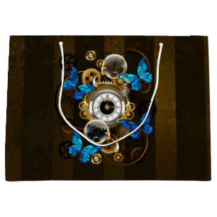 Steampunk Gears och Blue Butterflies