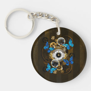 Steampunk Gears och Blue Butterflies