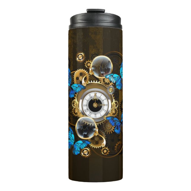 Steampunk Gears och Blue Butterflies (Framsida)