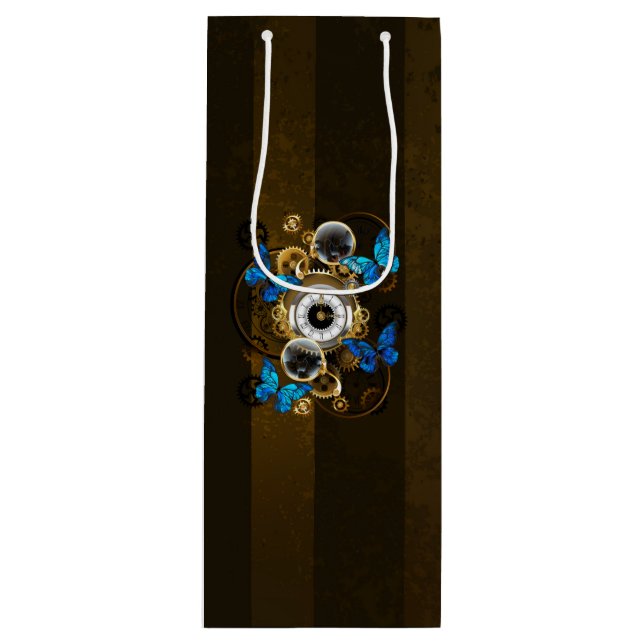 Steampunk Gears och Blue Butterflies (Framsidan)