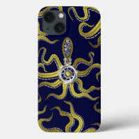 Steampunk Gears Octopus Kraken