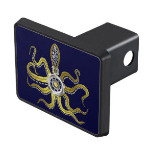 Steampunk Gears Octopus Kraken Skydd För Dragkrok