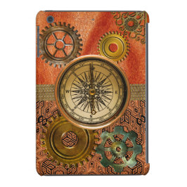 Steampunk Gears on Metallic & Leather-design
