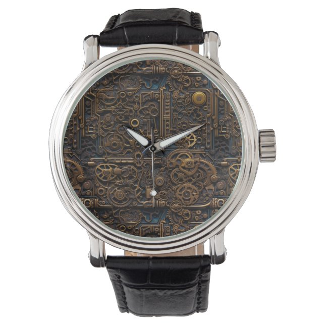 Steampunk Gears Watch Armbandsur (Framsida)