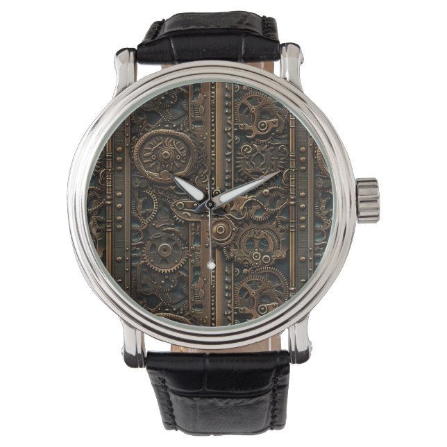 Steampunk Gears Watch Armbandsur (Framsida)