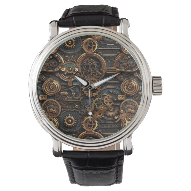Steampunk Gears Watch Armbandsur (Framsida)