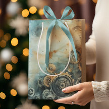 Steampunk Gears Watercolor - Clock Work