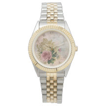 Steampunk Glam | Rosa och Guld Ro Rustic Blommigt