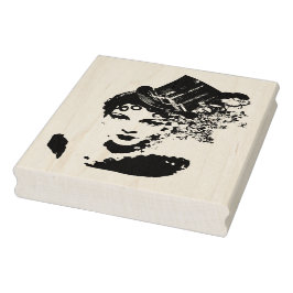 Steampunk Glamor Dam Stämpel