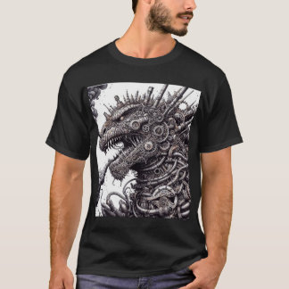 Steampunk Godzilla T Shirt