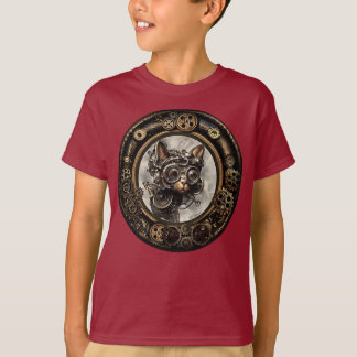 Steampunk Goggles Cat T Shirt