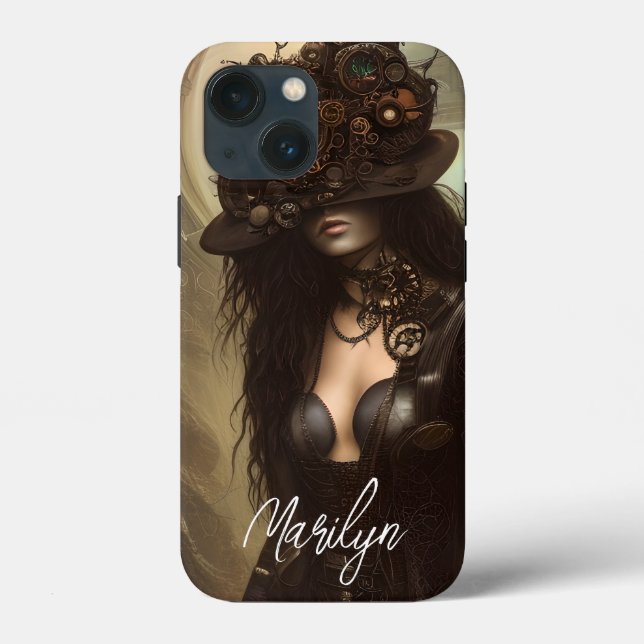 Steampunk Gömmer Öga originalteckningen (Baksida)