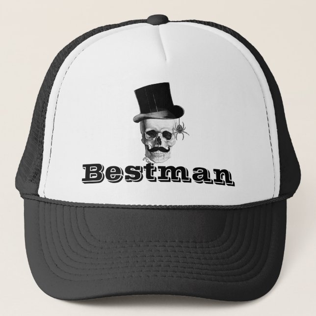 Steampunk gothic bestman keps (Framsida)