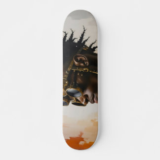 Steampunk Grabbskateboard Mini Skateboard Bräda 18,5 Cm