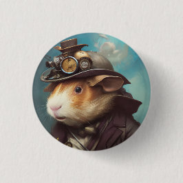 Steampunk Guinea Gris Knapp