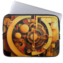Steampunk Gyllene Mekanism Abstrakt