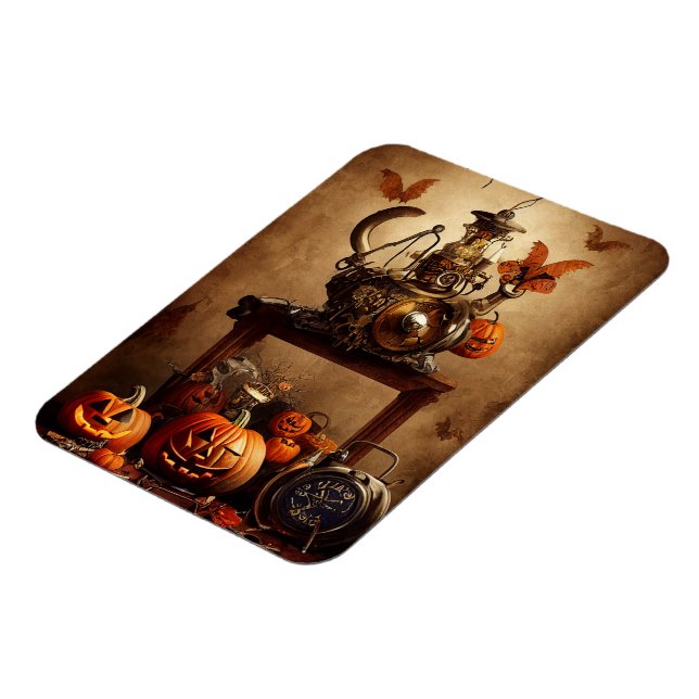 Steampunk Halloween Flexible Photo Magnet (Vänstra Sidan)