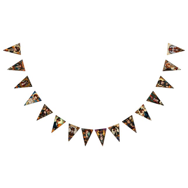 Steampunk Halloween Vimplar (Alla)