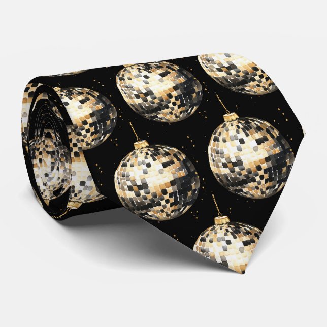 Steampunk-halsduk med diskoklot slips (Rullad)