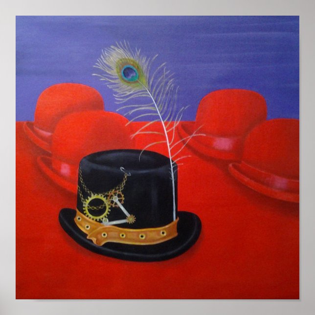 Steampunk Hats Poster (Framsidan)