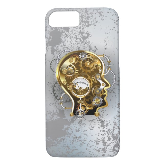 Steampunk Head med Manometer Case-Mate iPhone Skal (Baksida)