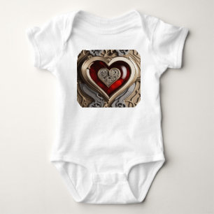 Steampunk Heart - Intricate Mechanical Kärlek T Shirt