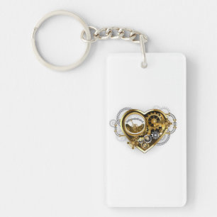 Steampunk Heart med en Manometer