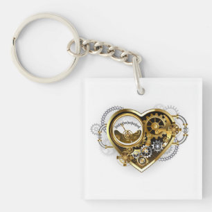 Steampunk Heart med en Manometer